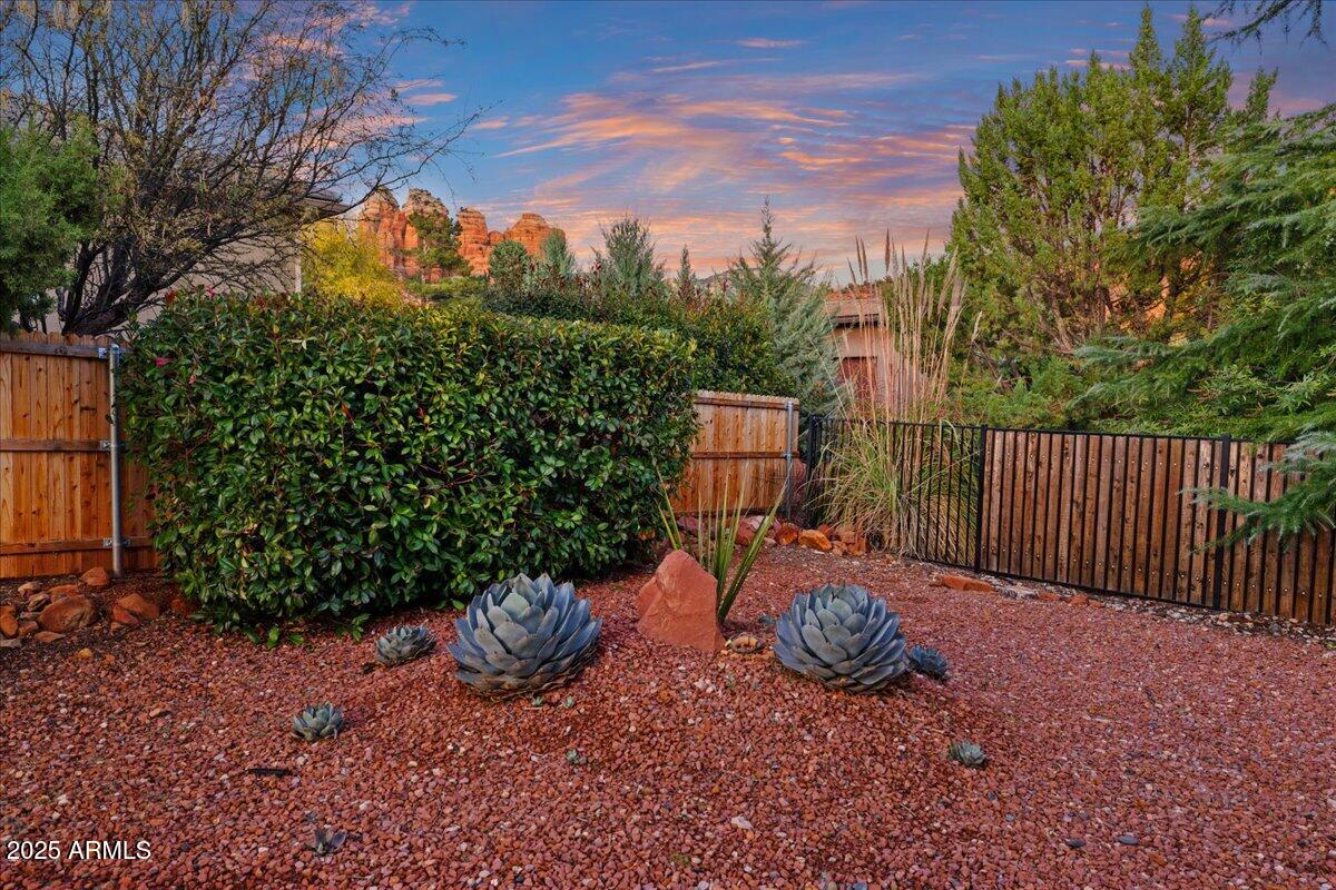 50 Ranch Road Sedona, AZ 86336 - Photo 26 of 51 a garden view with a backyard space