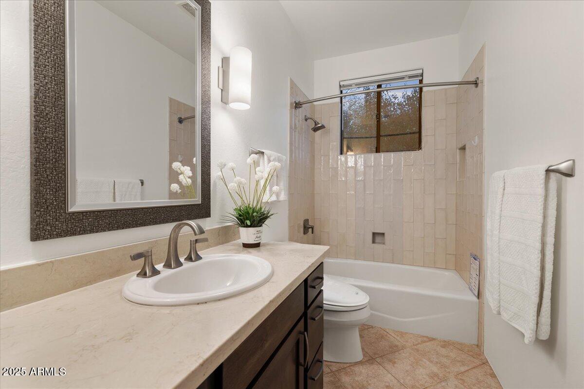 50 Ranch Road Sedona, AZ 86336 - Photo 37 of 51 a bathroom with a sink toilet tub and shower