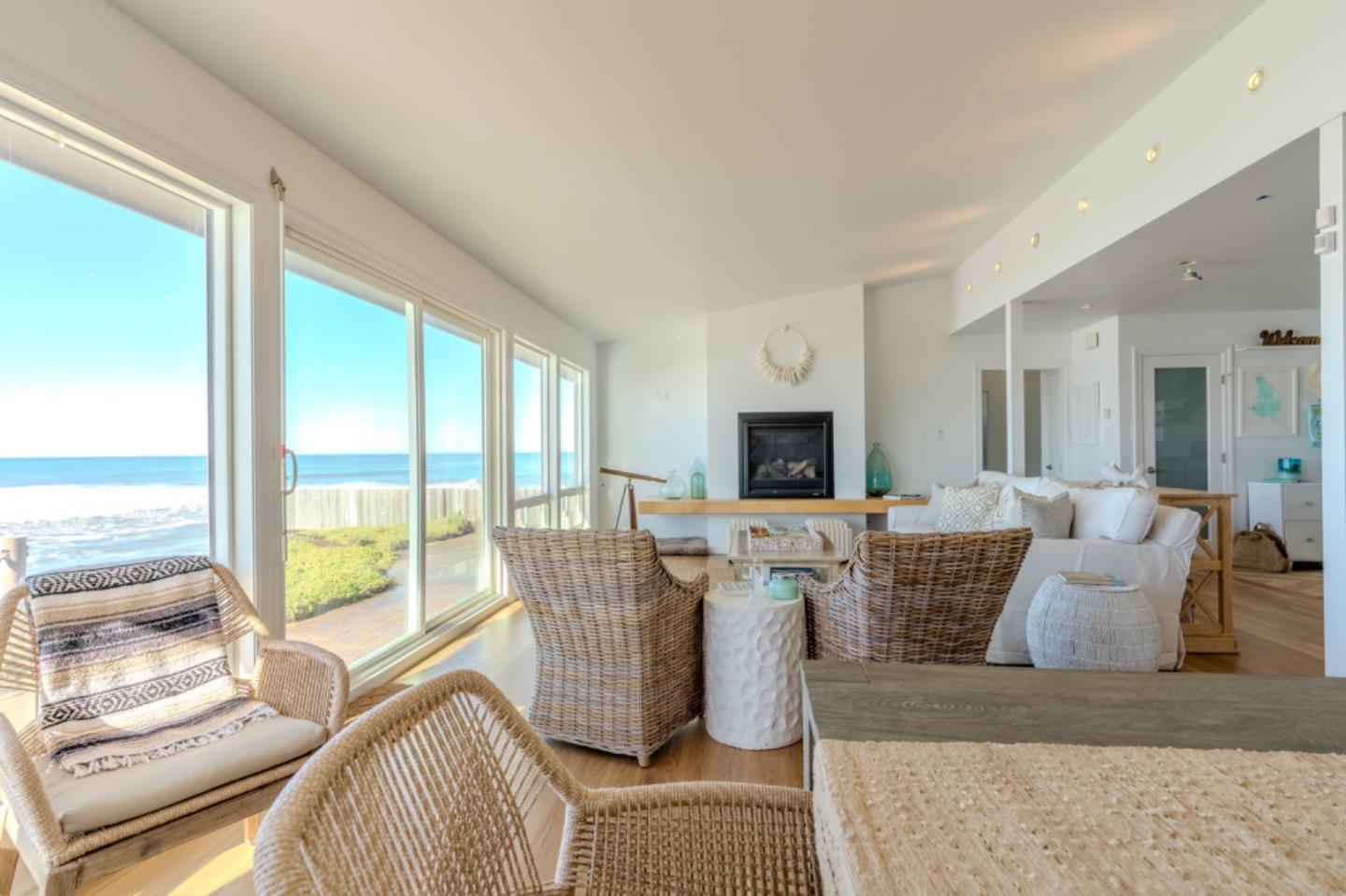 236 Shoreview Avenue Pacifica, CA 94044 - Photo 24 of 61 a living room with furniture and a fireplace