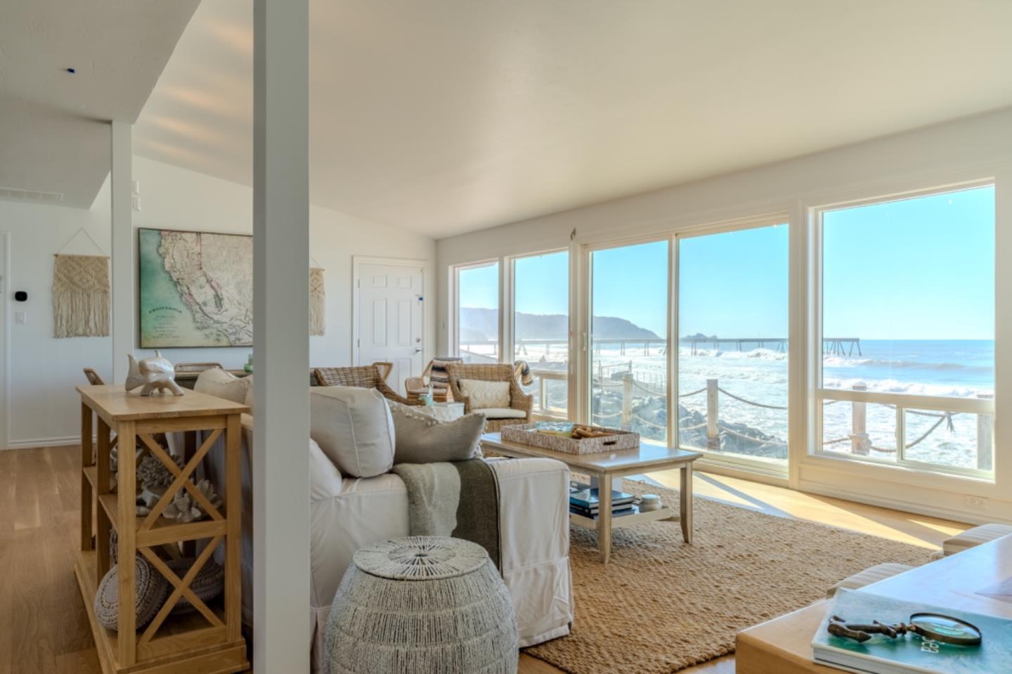 236 Shoreview Avenue Pacifica, CA 94044 - Photo 29 of 61 a living room with furniture and large windows