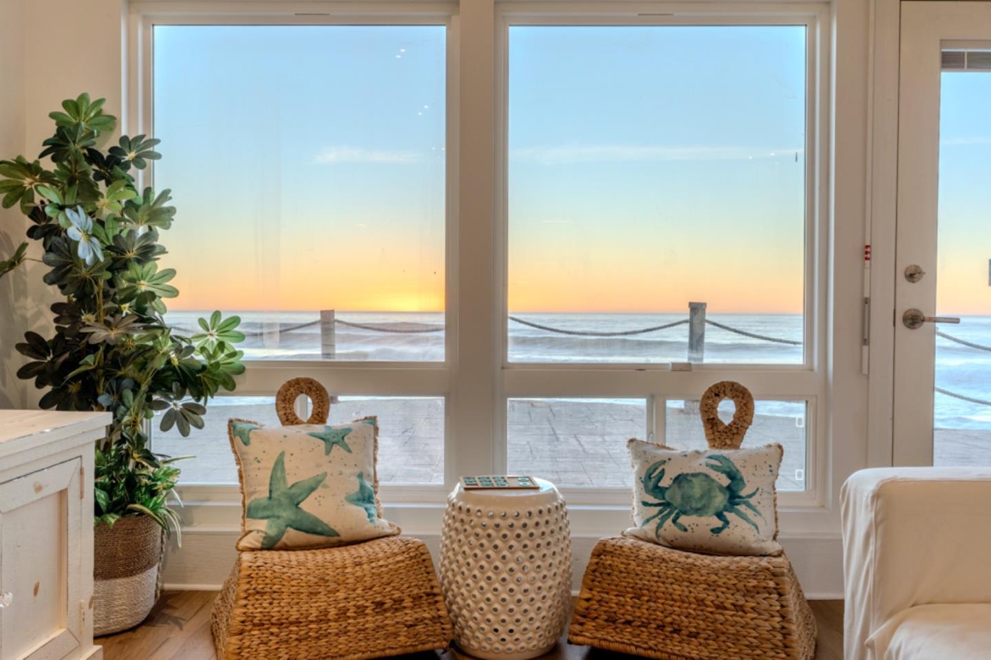 236 Shoreview Avenue Pacifica, CA 94044 - Photo 48 of 61 a living room with furniture and a floor to ceiling window