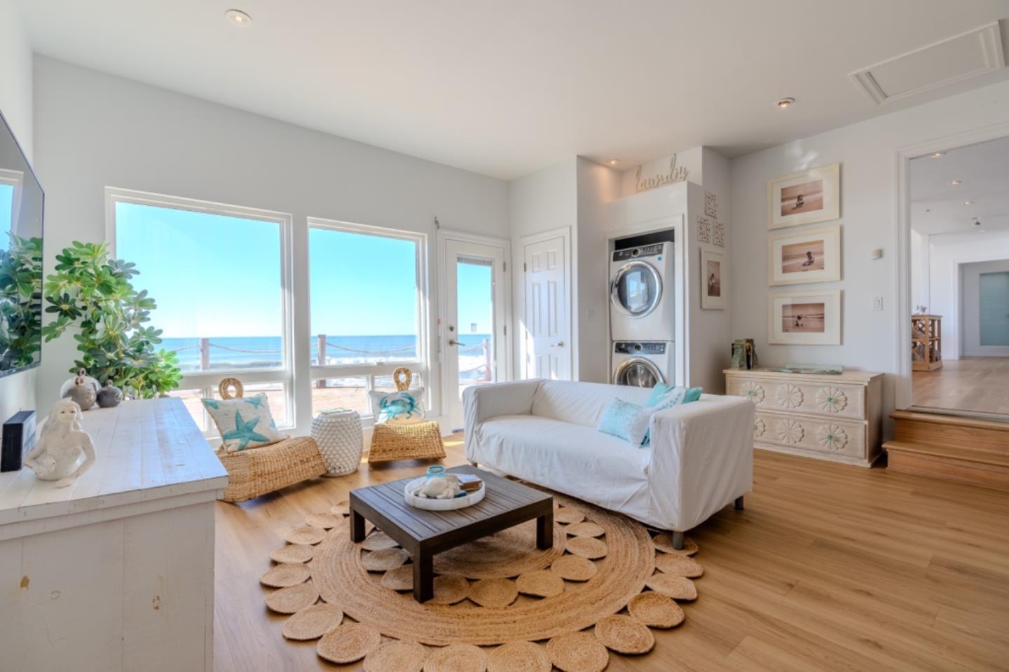 236 Shoreview Avenue Pacifica, CA 94044 - Photo 50 of 61 a living room with furniture and wooden floor