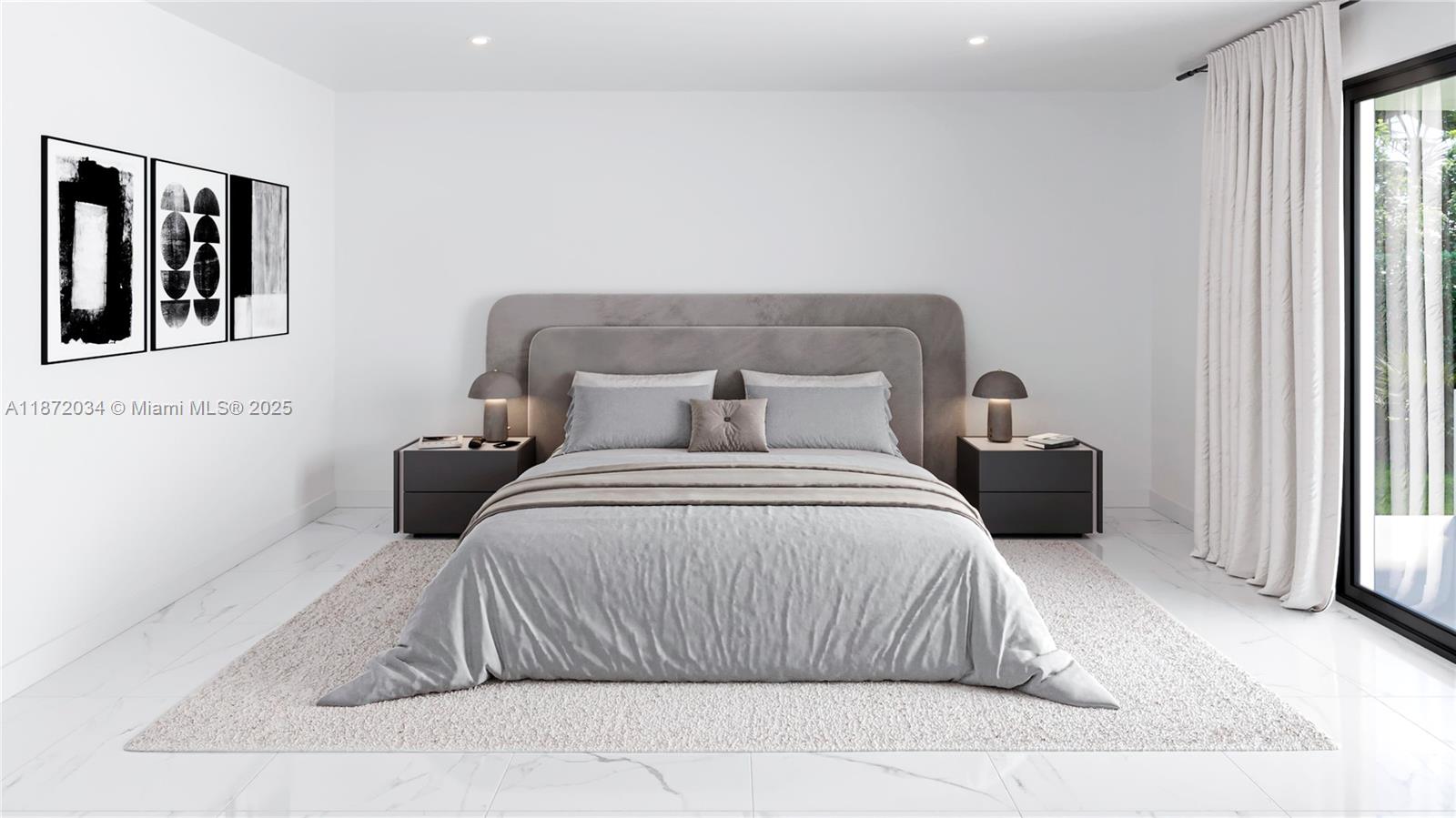 731 Southwest 12th Avenue Homestead, FL 33030 - Photo 5 of 7 a bedroom with a bed and a window