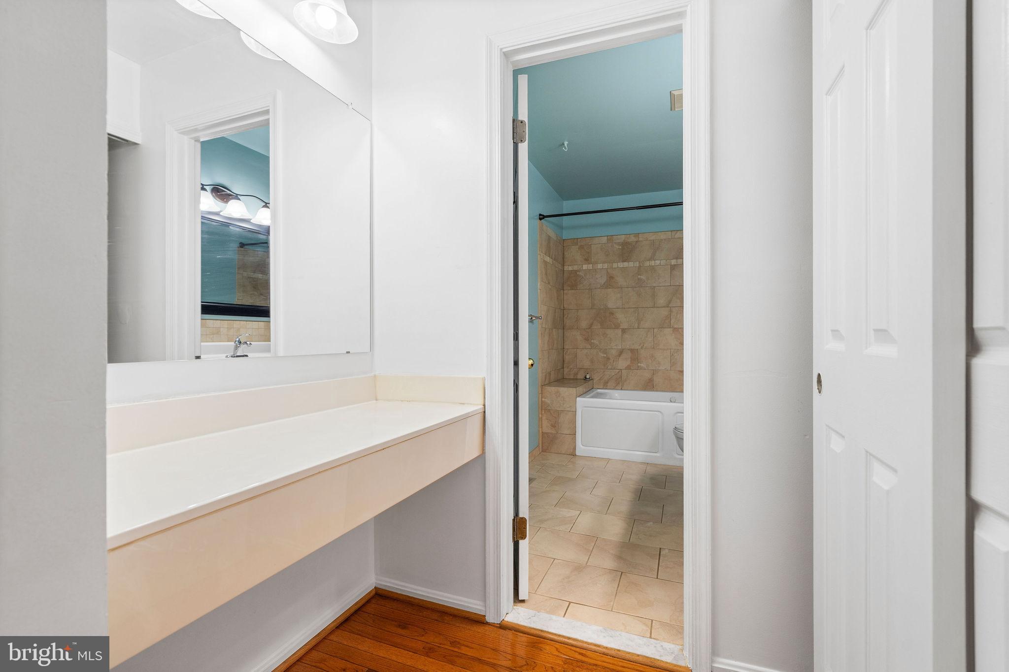 9301 Bellbeck Road Baltimore, MD 21234 - Photo 17 of 35 a bathroom with a bathtub and a sink