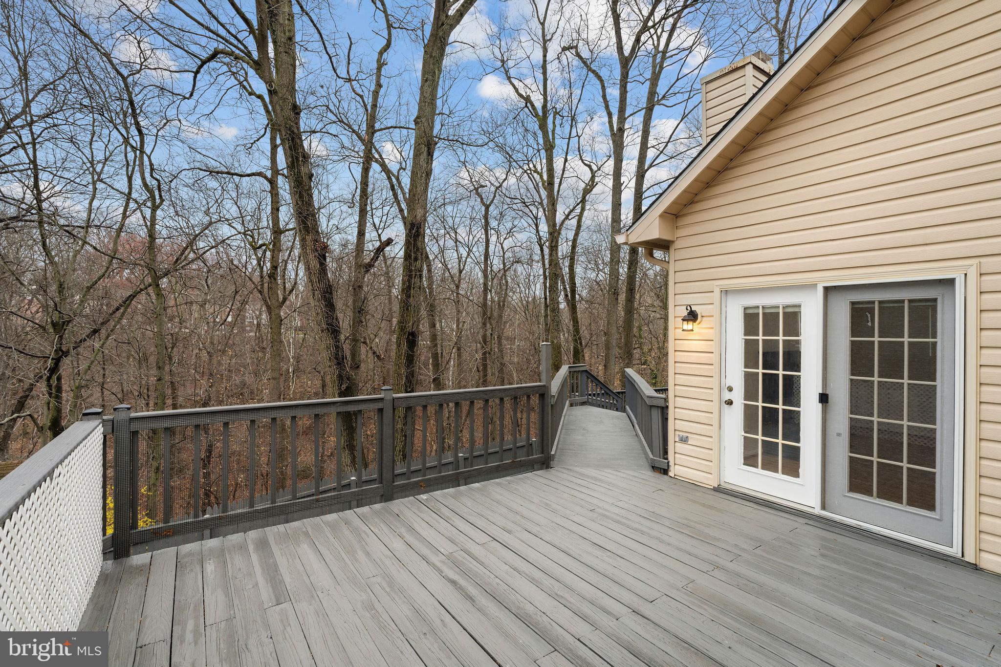 9301 Bellbeck Road Baltimore, MD 21234 - Photo 31 of 35 a view of wooden deck