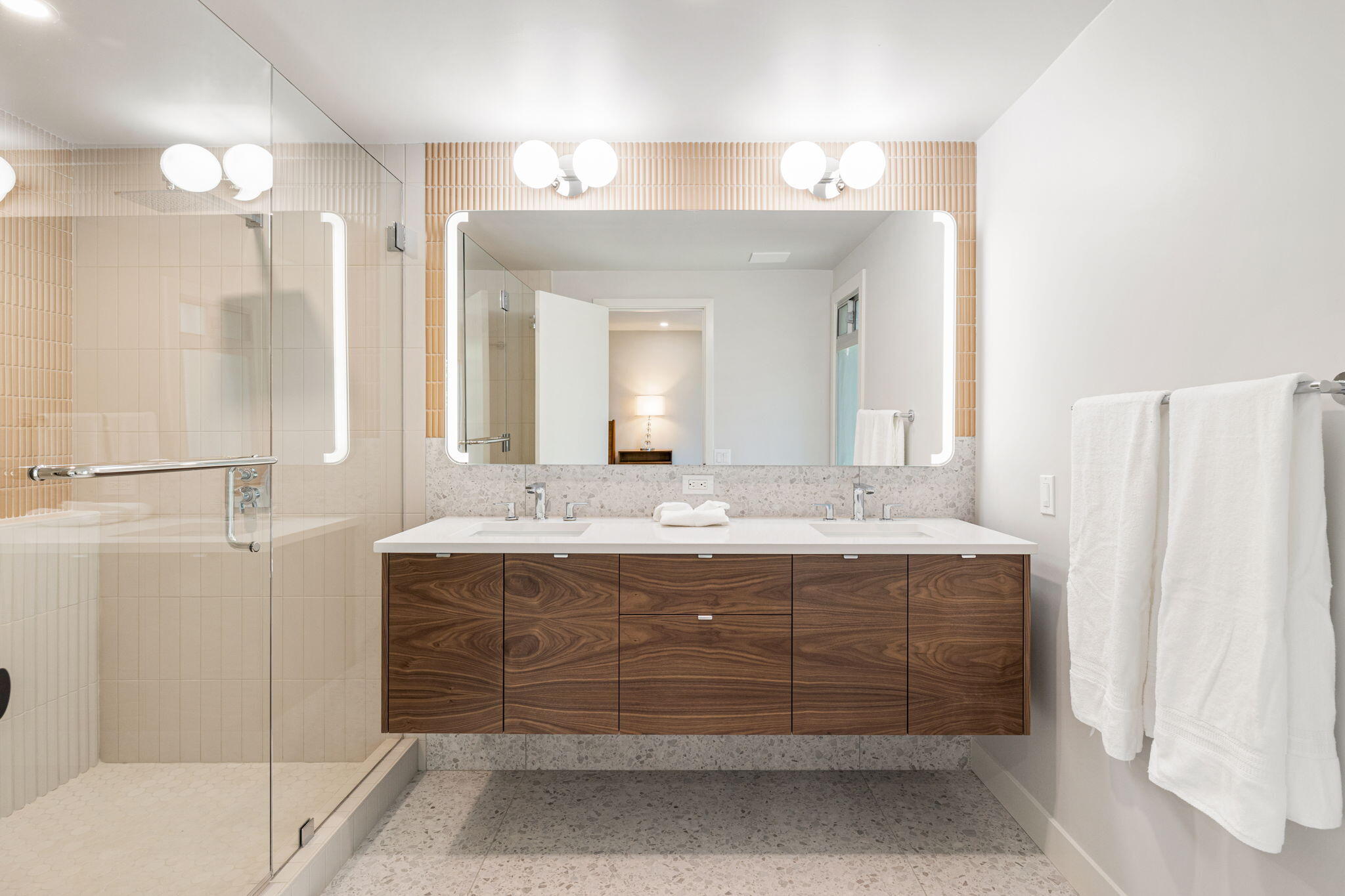 36903 Palm View Road Rancho Mirage, CA 92270 - Photo 25 of 58 a bathroom with a granite countertop sink mirror and a