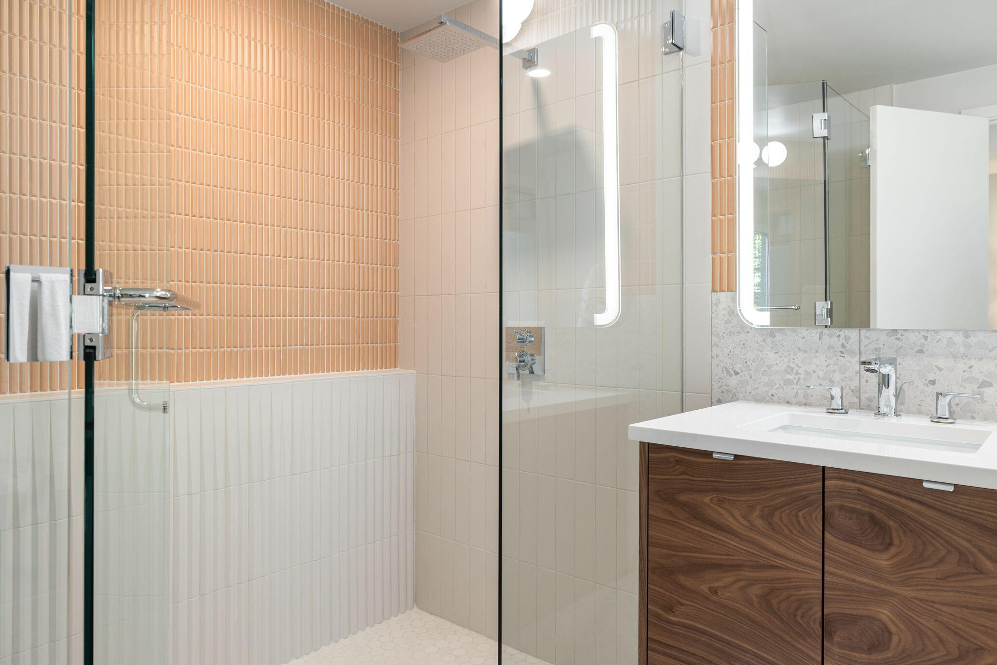 36903 Palm View Road Rancho Mirage, CA 92270 - Photo 26 of 58 a bathroom with a sink and mirror