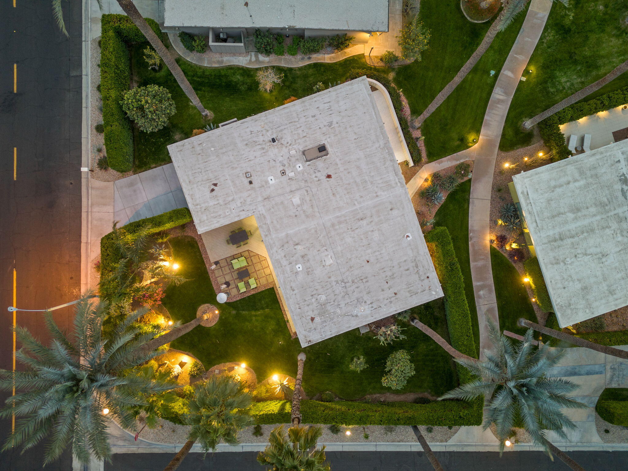 36903 Palm View Road Rancho Mirage, CA 92270 - Photo 38 of 58 an aerial view of a house with a yard
