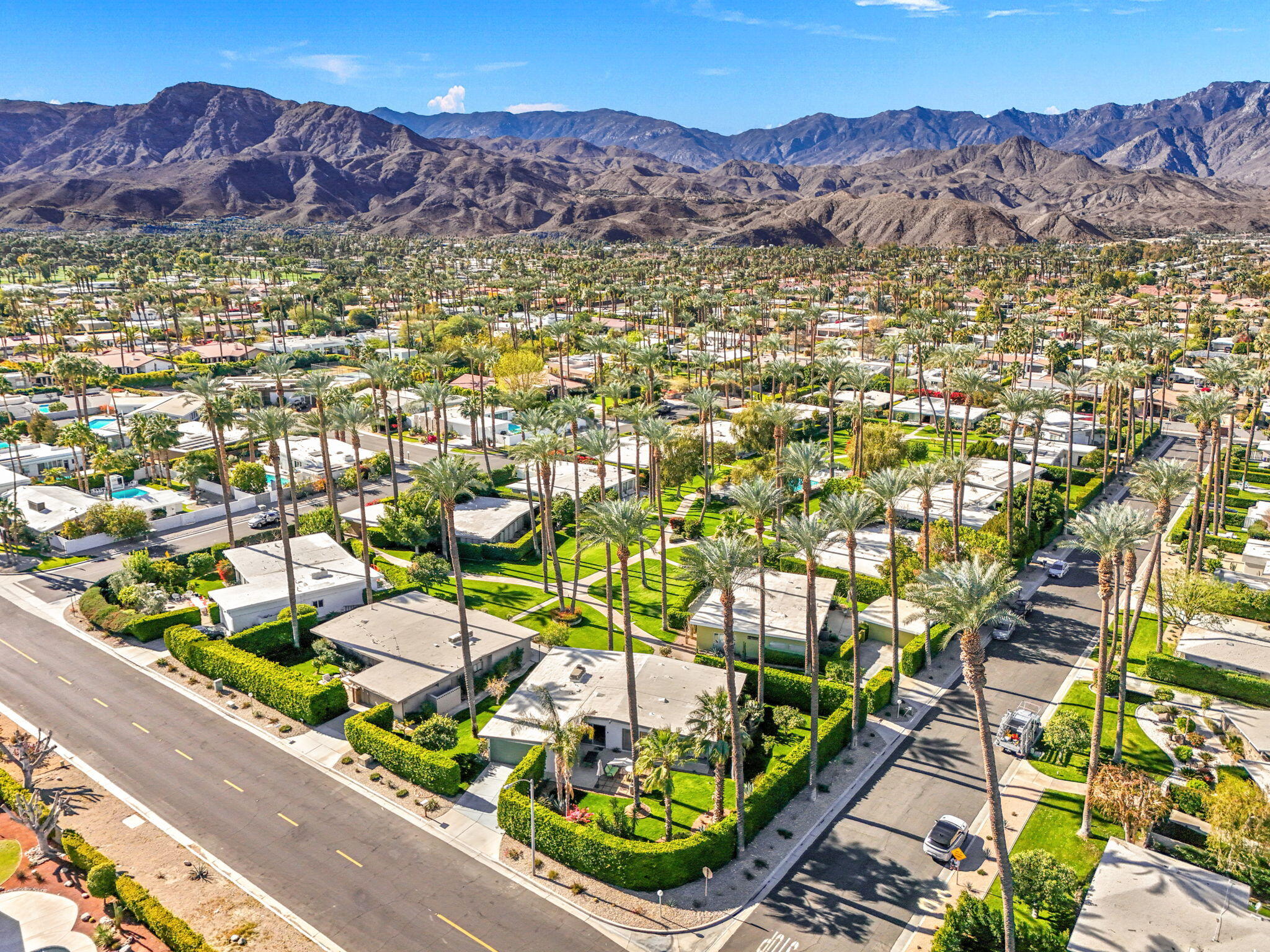 36903 Palm View Road Rancho Mirage, CA 92270 - Photo 55 of 58 a view of a city with a mountain