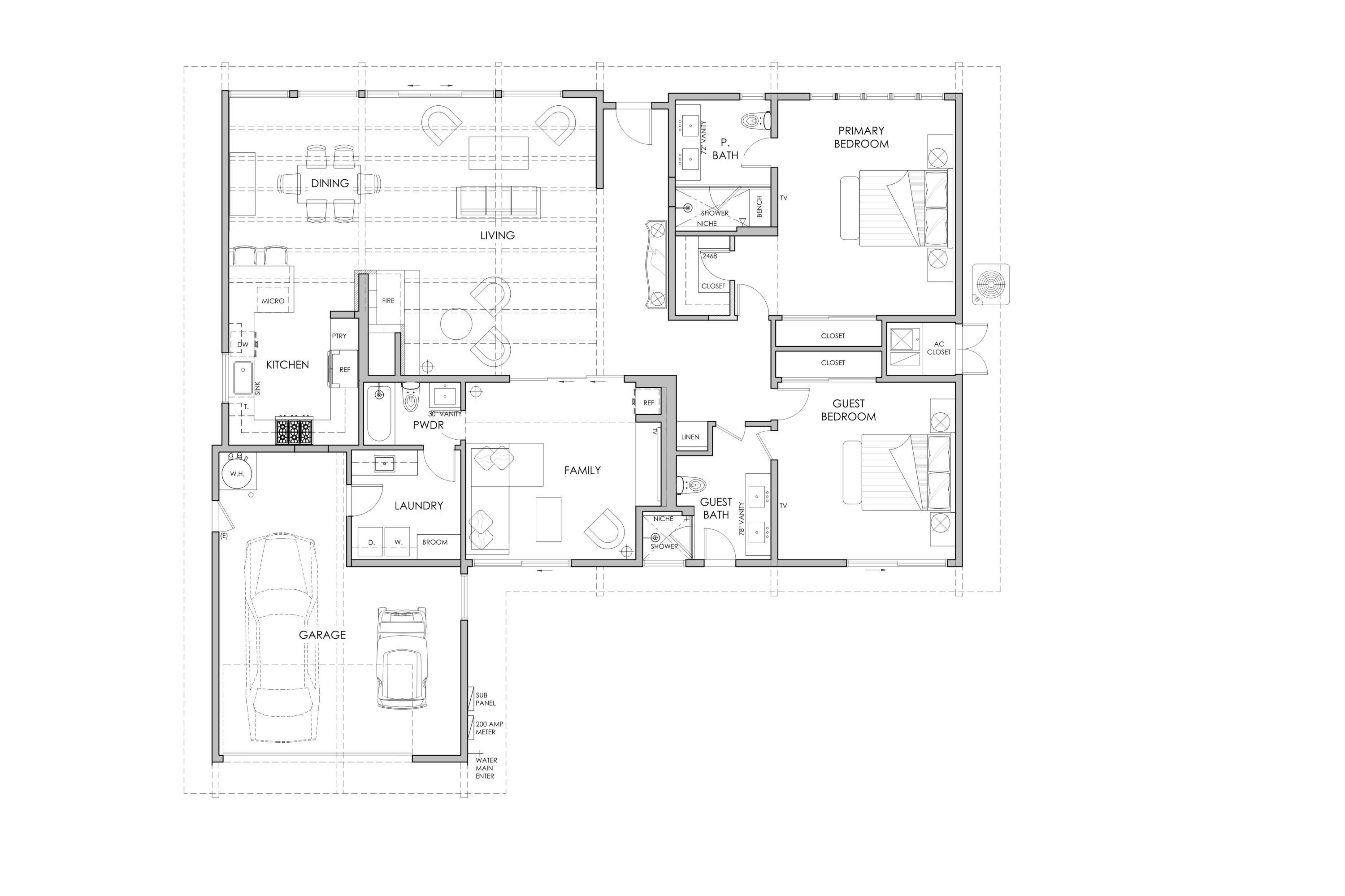 36903 Palm View Road Rancho Mirage, CA 92270 - Photo 57 of 58 a picture of a room with a white wall and a large window