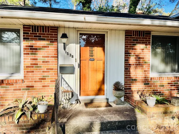 a view of door with an outdoor space