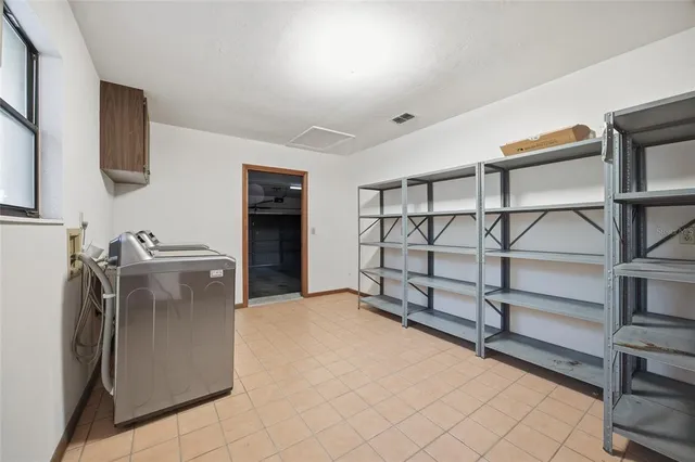 a view of a storage & utility room