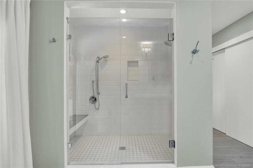 3060 Southeast Darien Road Port St. Lucie, FL 34952 - Photo 21 of 52 a bathroom with a shower