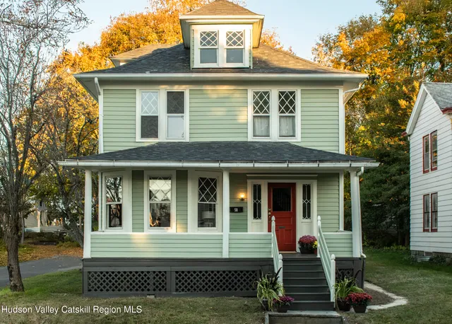 front view of a house and a yard