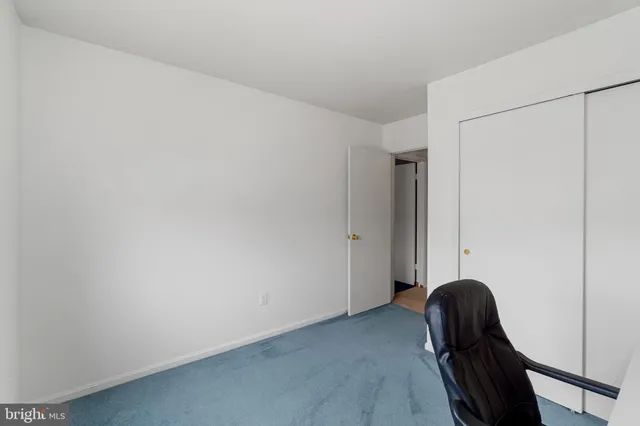 a view of a chair and a potted plant in a room