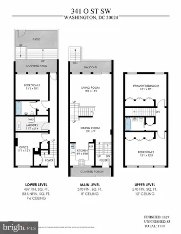 $509,900 | 341 O Street Southwest, Washington, DC 20024