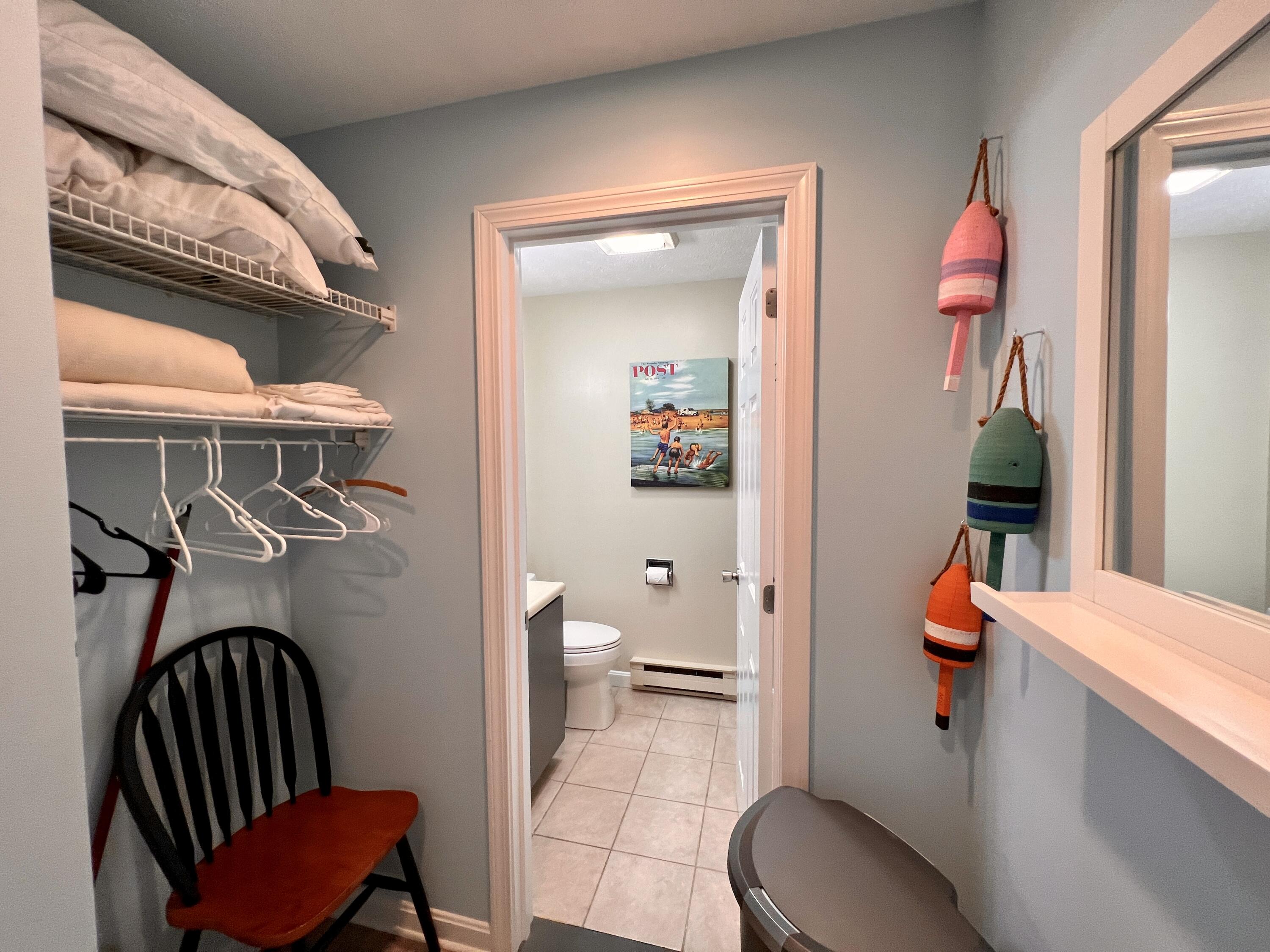 376 Mile Road, Unit 201 Wells, ME 04090 - Photo 24 of 36 Entryway storage to bathroom