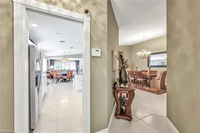 a view of a livingroom and dining room