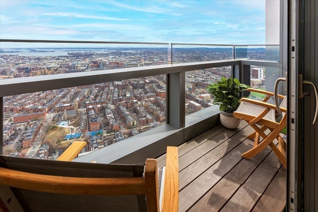1 Dalton Street, Unit 5402 Boston, MA 02115 - Photo 7 of 17 a view of balcony with furniture
