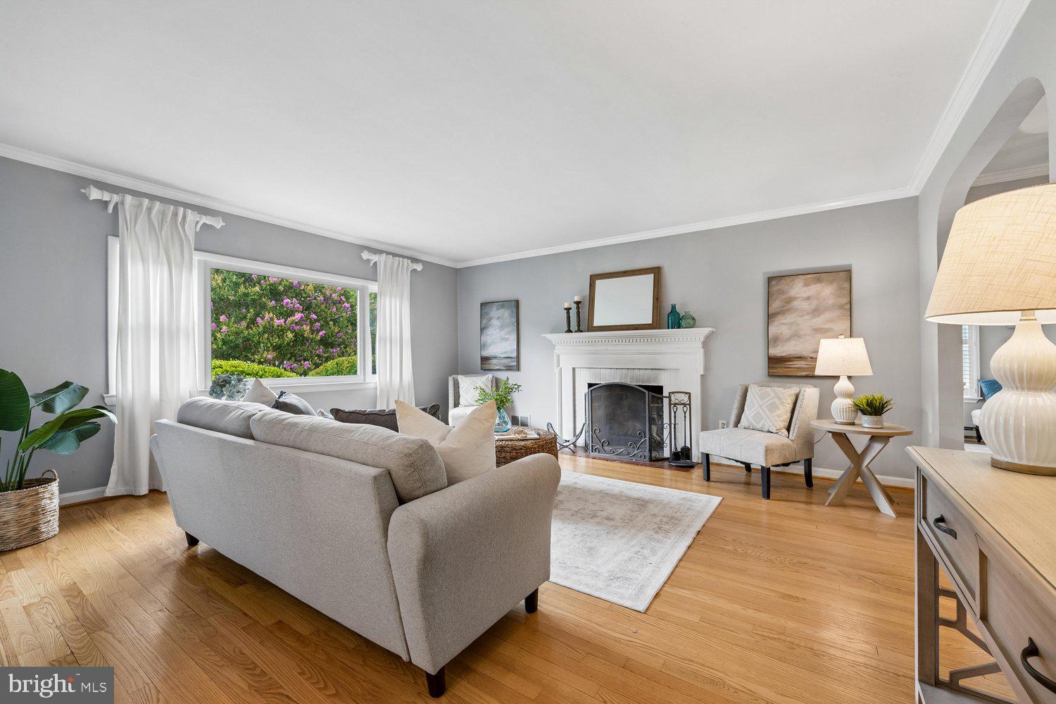 1121 Tanley Road Silver Spring, MD 20904 - Photo 4 of 69 Gorgeous Living Room with a fireplace