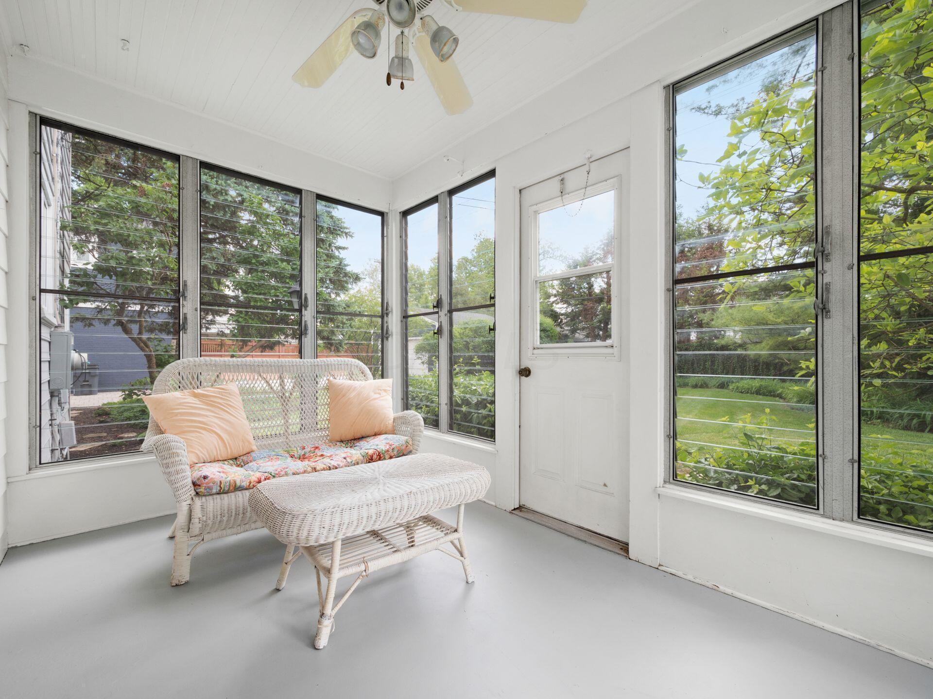 Enjoy your backyard and nature from here!