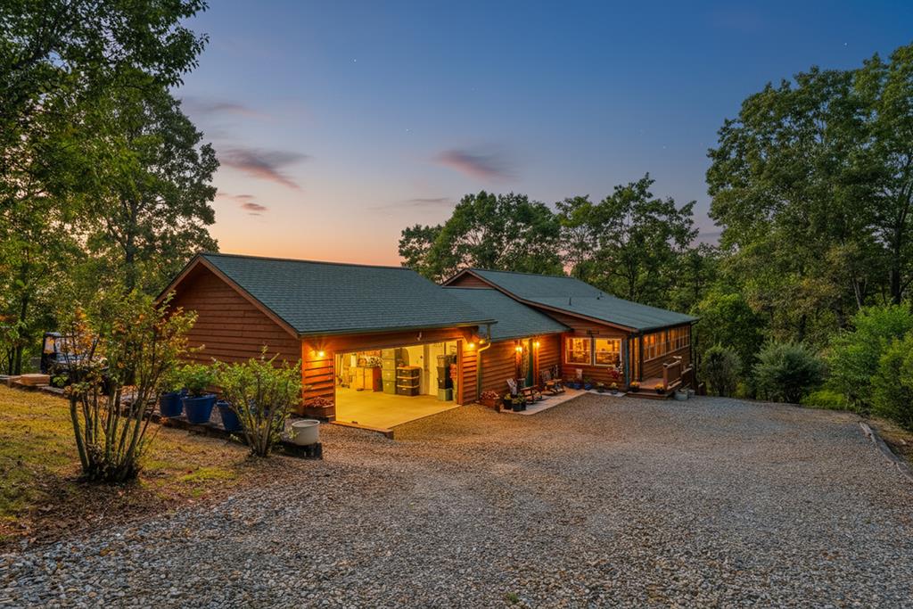 a view of house with an outdoor space