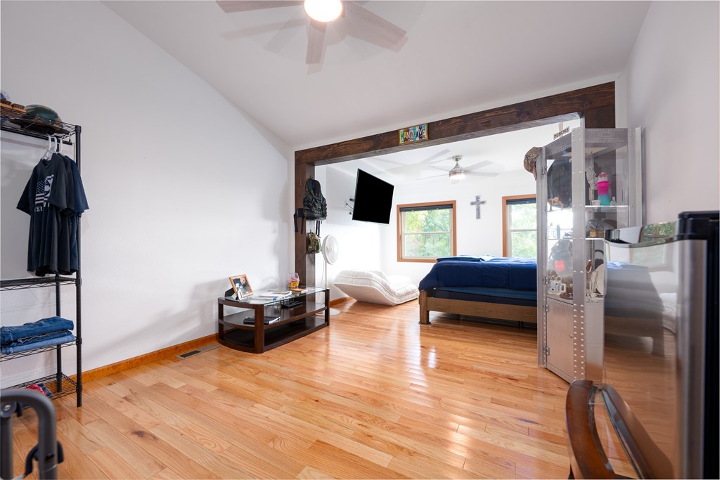 124 Cornerstone Murphy, NC 28906 - Photo 29 of 57 a living room with furniture and a wooden floor