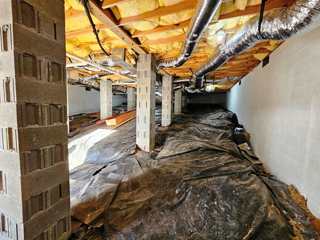 124 Cornerstone Murphy, NC 28906 - Photo 63 of 66 a view of a house with a snow on the wall