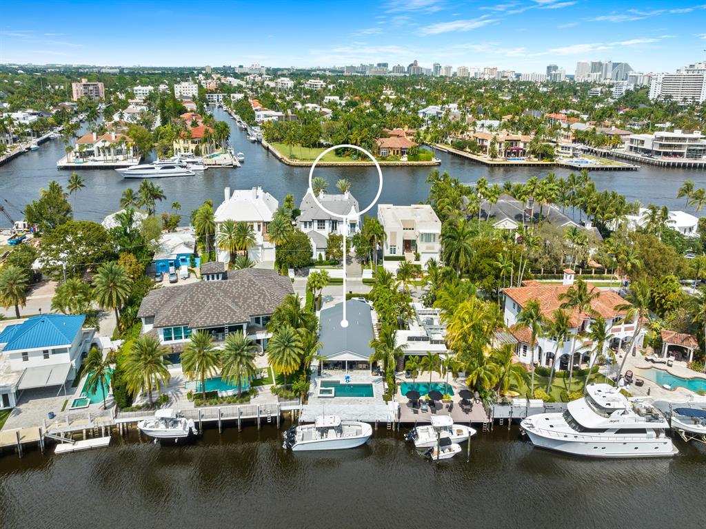 1758 Southeast 7th Street Fort Lauderdale, FL 33316 - Photo 6 of 19 an aerial view of residential houses with outdoor space