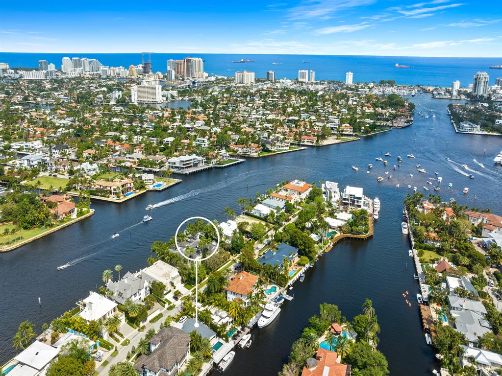 1758 Southeast 7th Street Fort Lauderdale, FL 33316 - Photo 8 of 19 a view of a lake with a flower around
