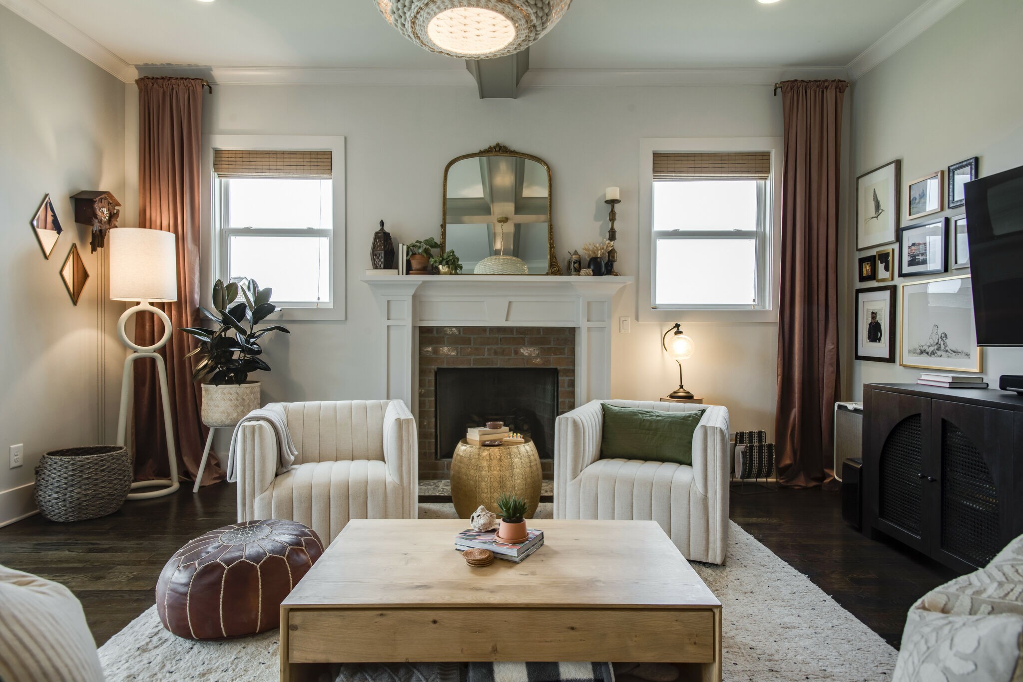 121 Princess Circle Franklin, TN 37064 - Photo 11 of 38 a living room with furniture and a fireplace