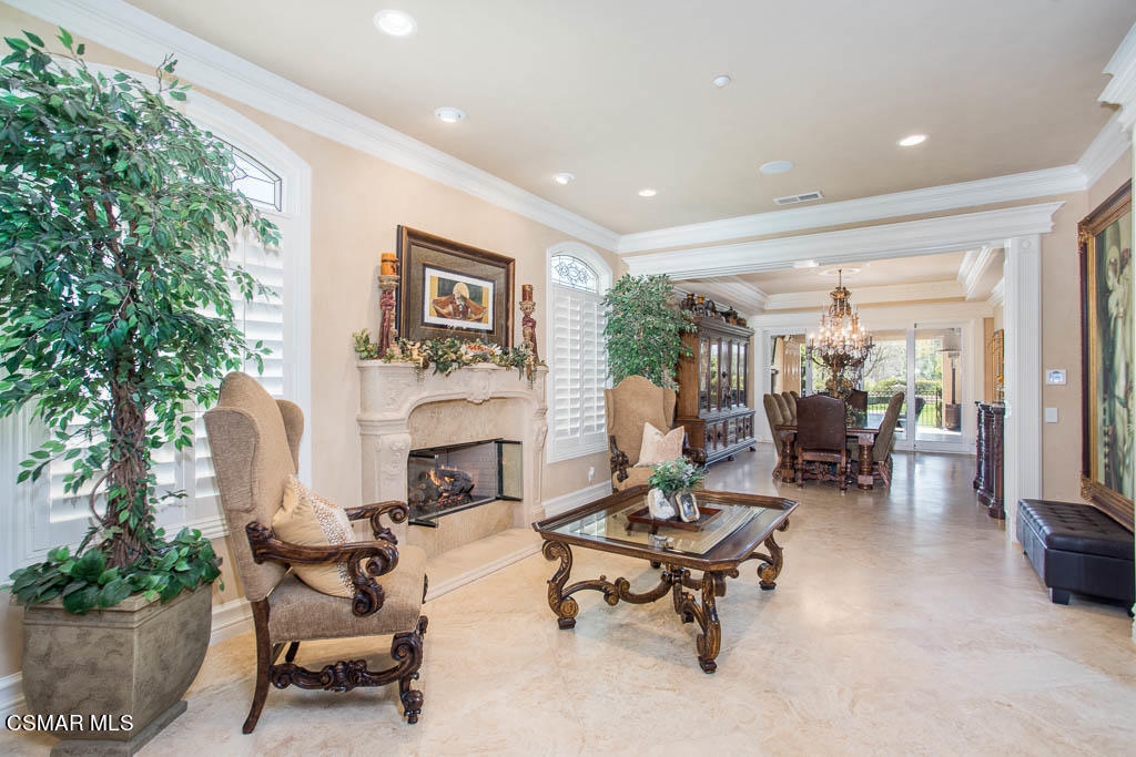 12406 Nelson Road Moorpark, CA 93021 - Photo 6 of 74 a living room with furniture and a fireplace