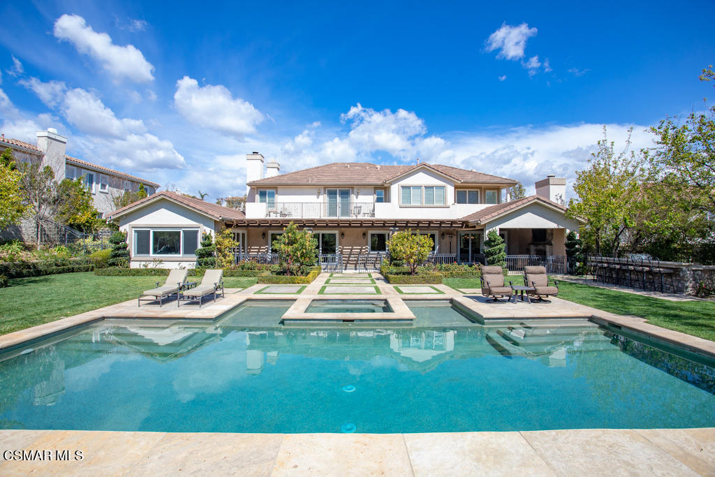 12406 Nelson Road Moorpark, CA 93021 - Photo 54 of 74 a view of a house with swimming pool and sitting area