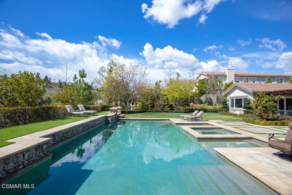 12406 Nelson Road Moorpark, CA 93021 - Photo 59 of 74 a view of swimming pool with outdoor seating and city view