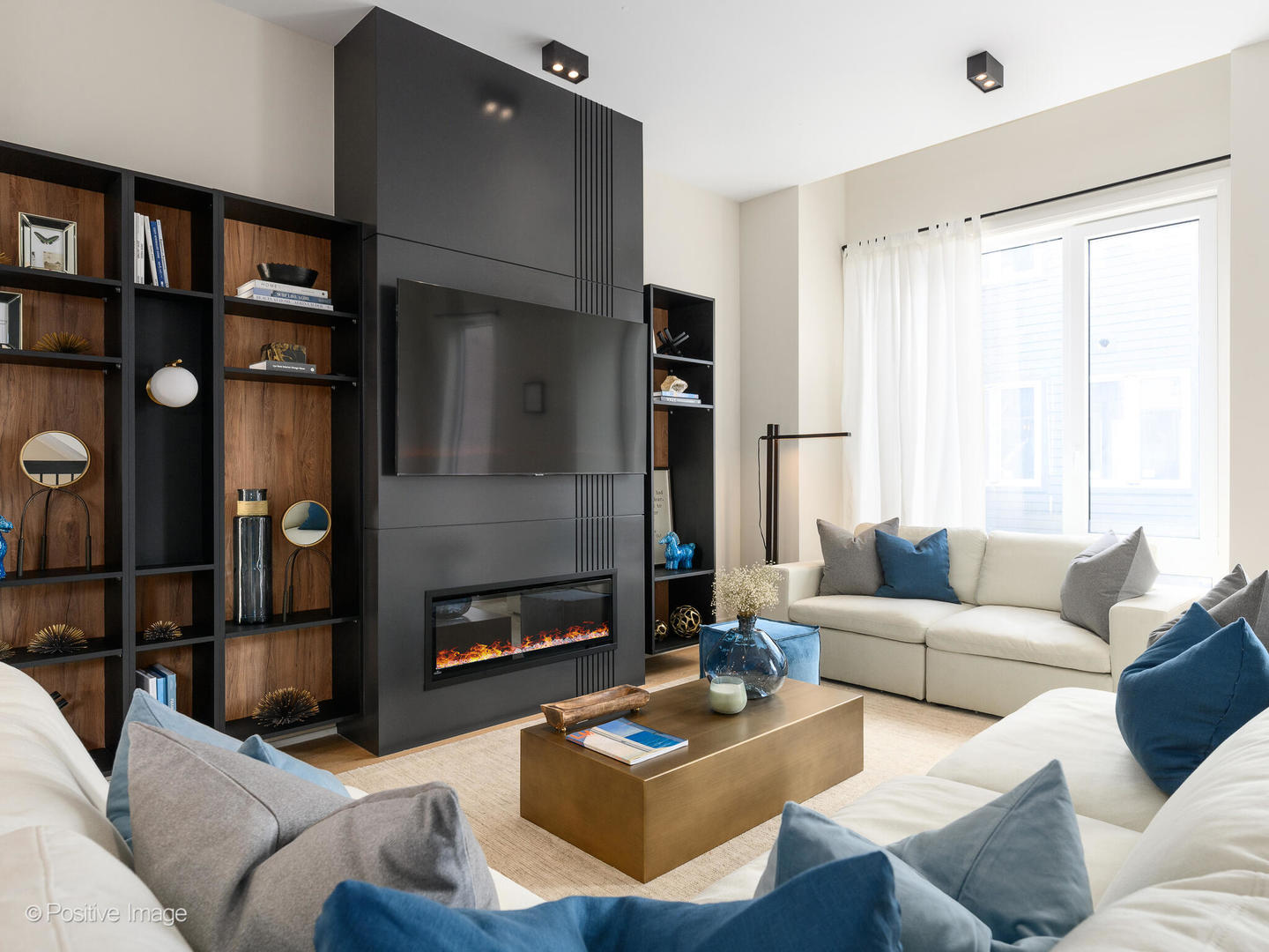 4232 West Belmont Avenue, Unit 6 Chicago, IL 60641 - Photo 9 of 24 a living room with furniture fireplace and a window