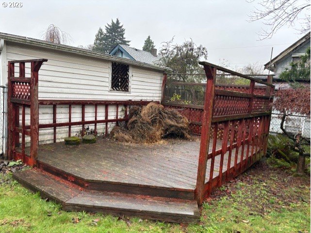 2027 North Webster Street Portland, OR 97217 - Photo 10 of 16 a view of backyard with deck and outdoor seating
