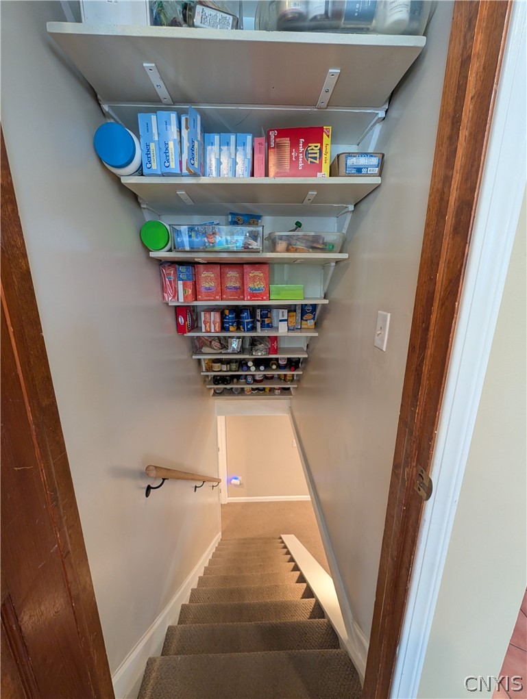 8009 Ginger Road Clay, NY 13090 - Photo 30 of 48 Smart storage as you head down the stairs