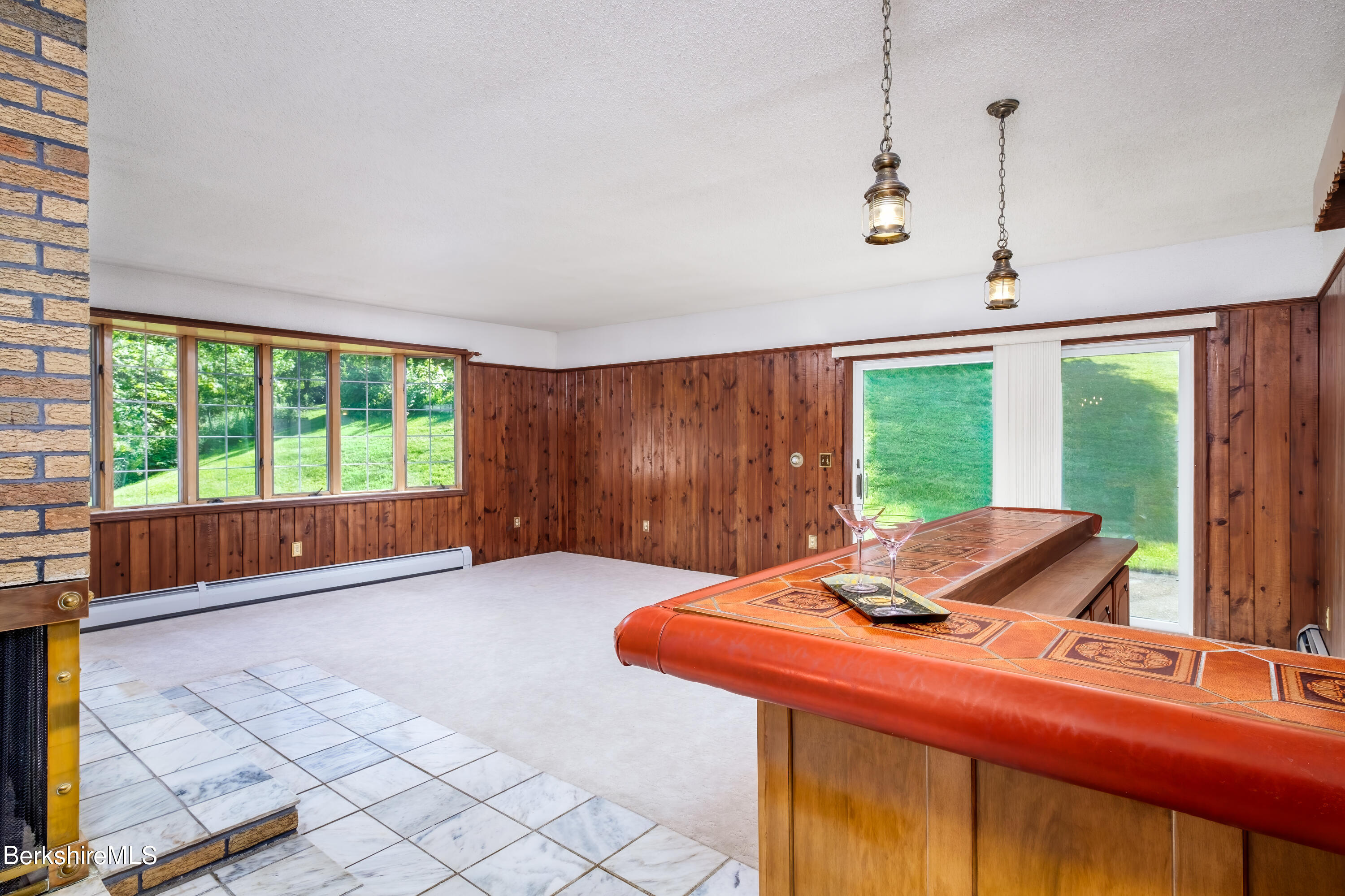 183 W Road Stephentown, NY 12168 - Photo 18 of 49 Family room with sliders and bar