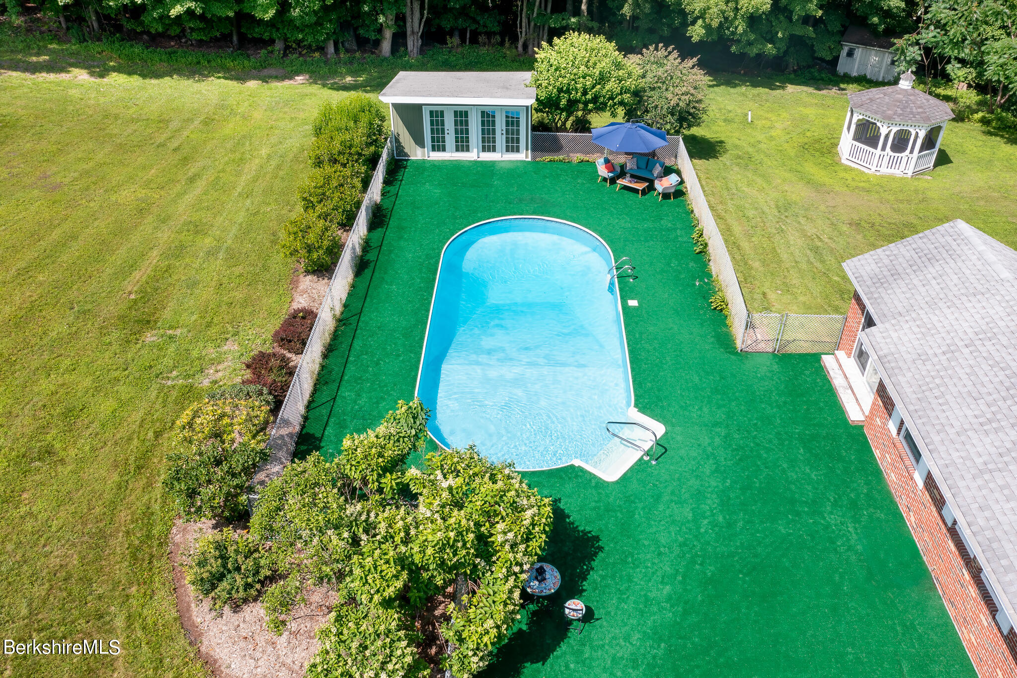 183 W Road Stephentown, NY 12168 - Photo 41 of 49 Aerial of pool
