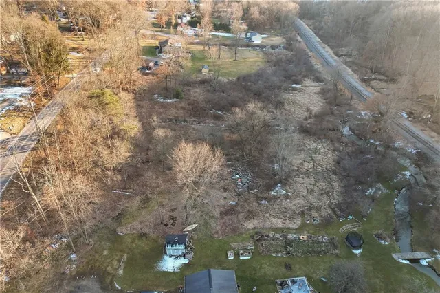 a view of a door of the road