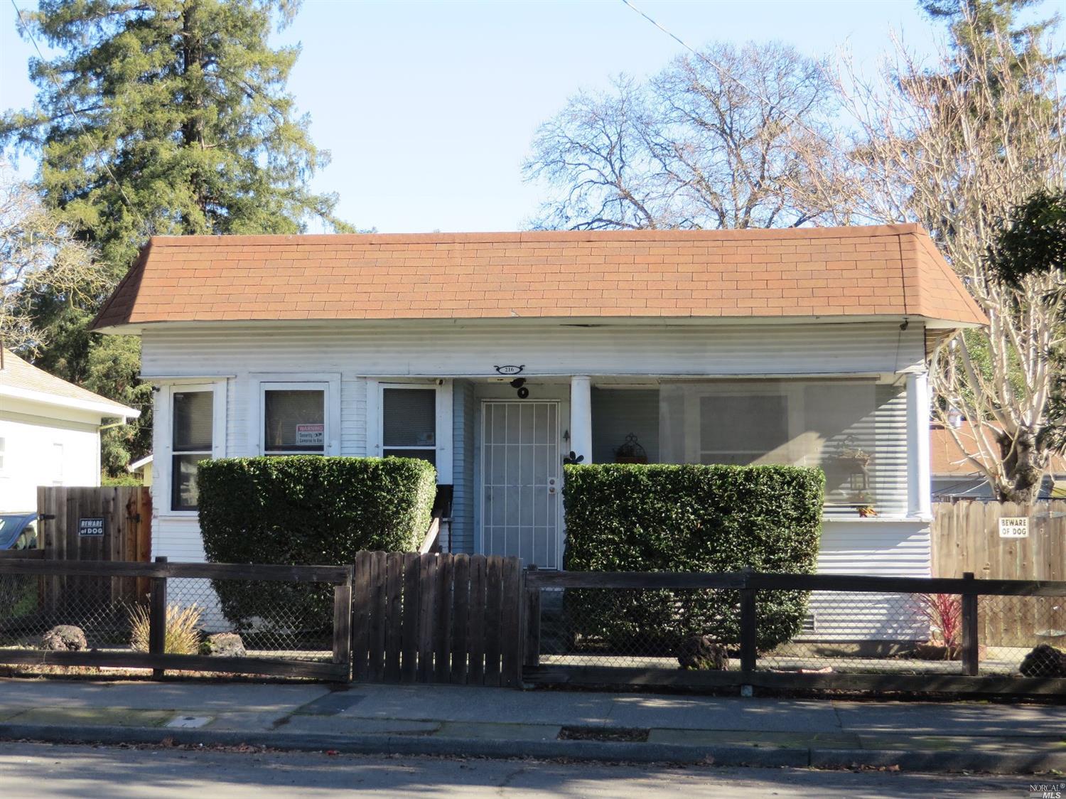 216 Olive Street Santa Rosa, CA 95401 - Photo 1 of 1 a view of a house with a yard