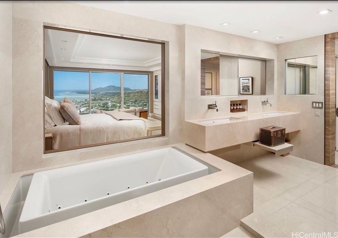 360 Puuikena Drive Honolulu, HI 96821 - Photo 12 of 20 Primary bath wall panels can be opened to enjoy the views.