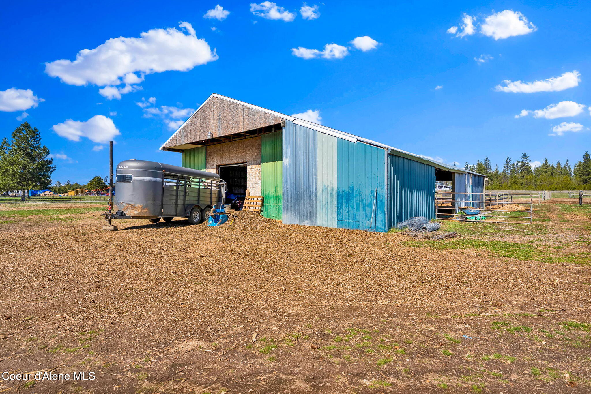 229 McDonald Creek Road Blanchard, ID 83804 - Photo 30 of 42 Large Horse Barn