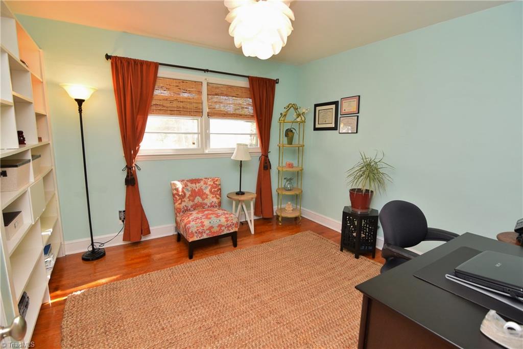 108 Kirk Road Greensboro, NC 27455 - Photo 22 of 30 Third bedroom with hardwood floors.