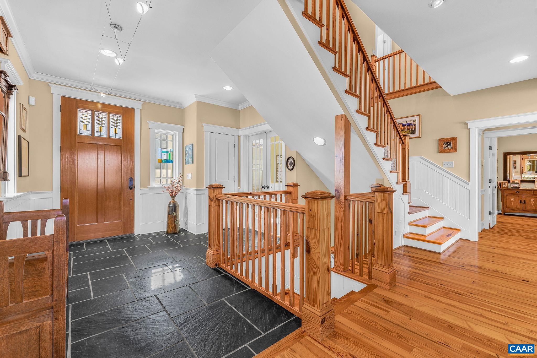 3135 Rocks Farm Court Charlottesville, VA 22903 - Photo 7 of 75 a view of entryway and hall with wooden floor