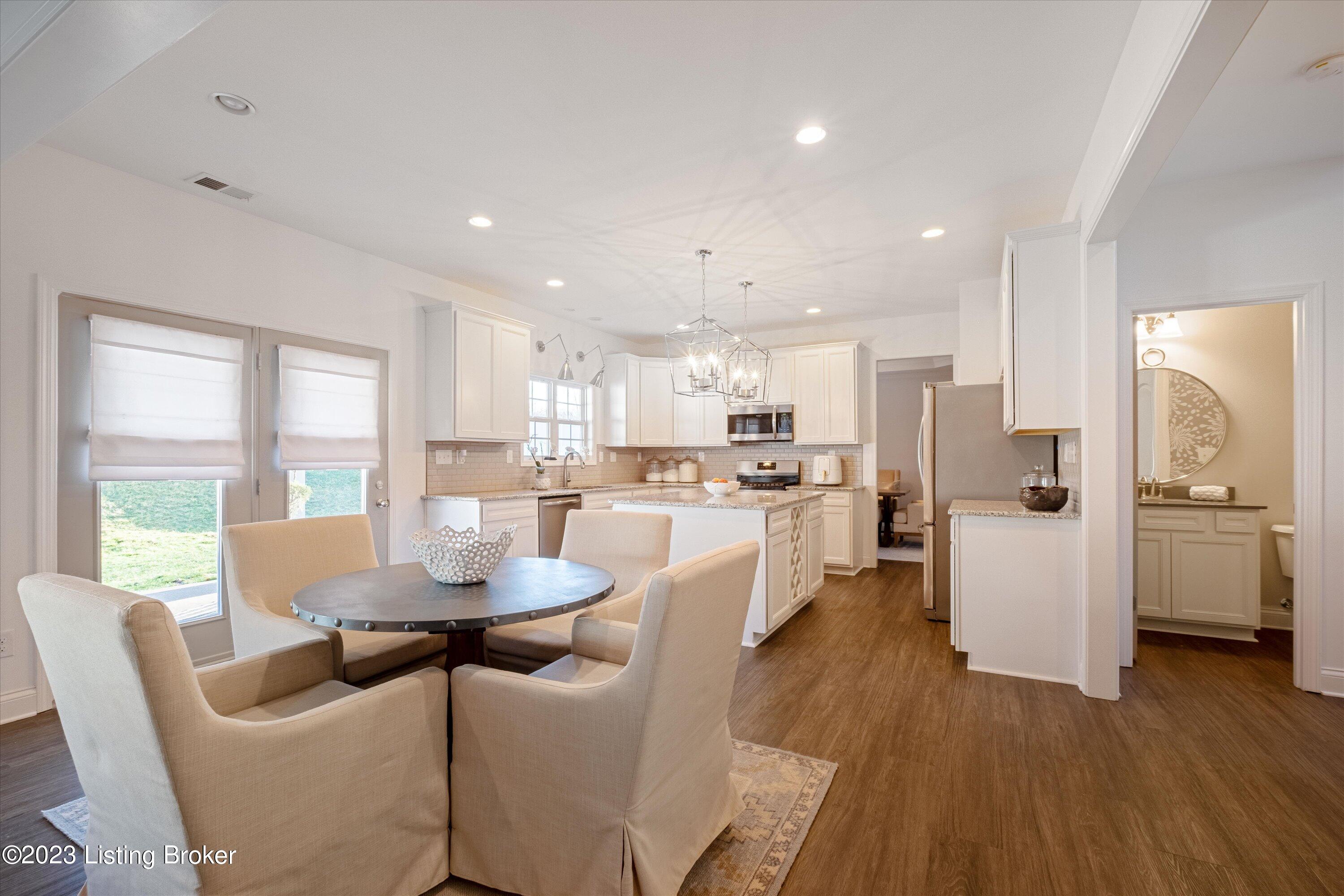 Breakfast Room view to Kitchen
