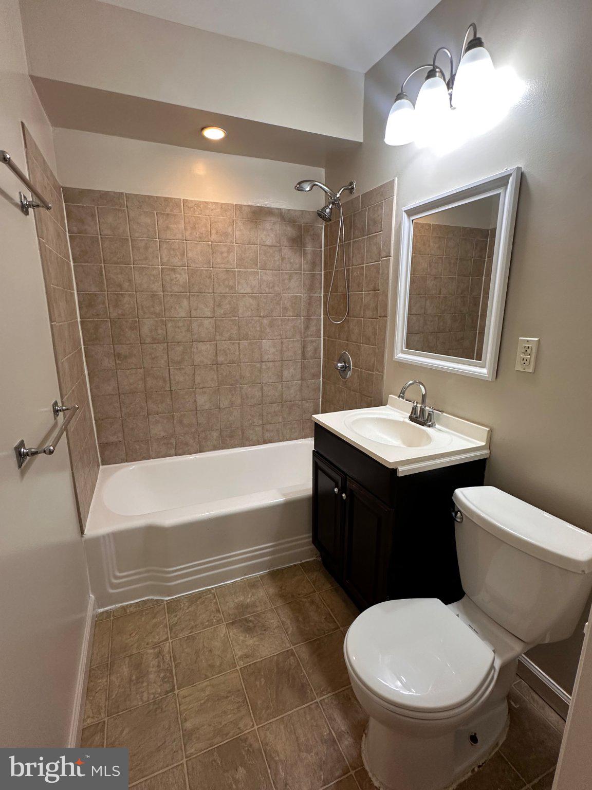 1913 Rosedale Street Northeast, Unit 1 Washington, DC 20002 - Photo 7 of 12 Modern bathroom with elegant finishes.