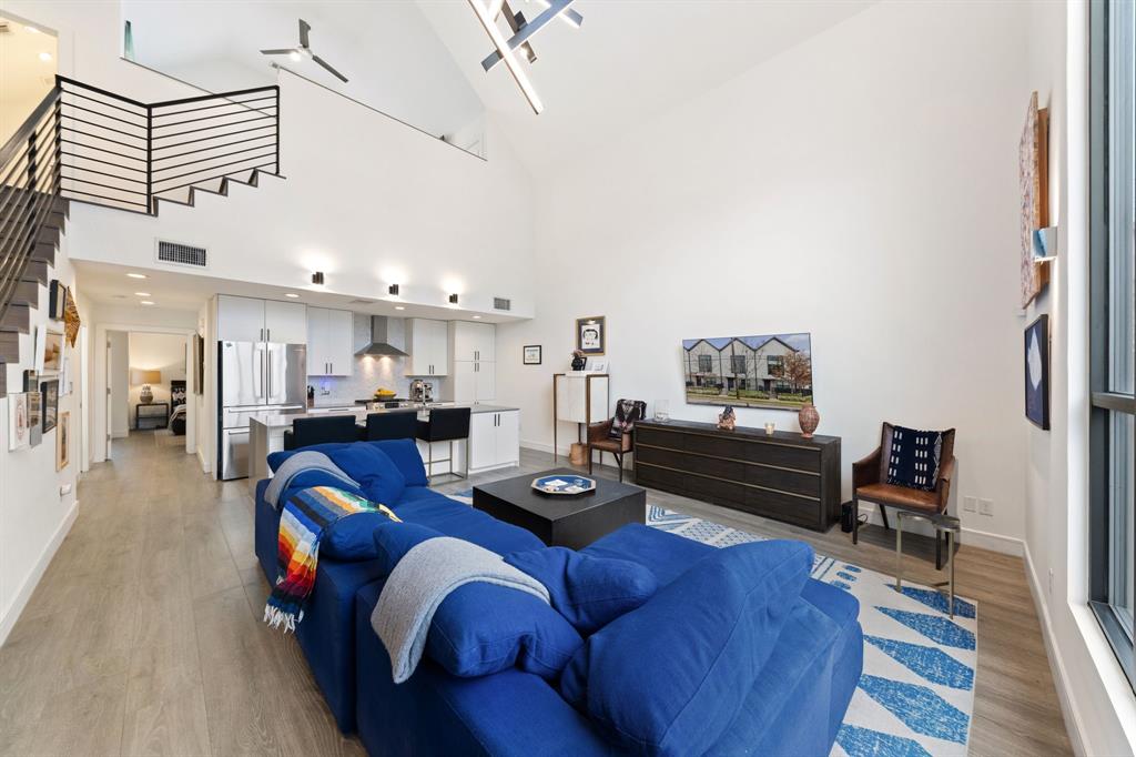 3880 Munger Avenue, Unit 2 Dallas, TX 75204 - Photo 12 of 29 a living room with furniture and a table