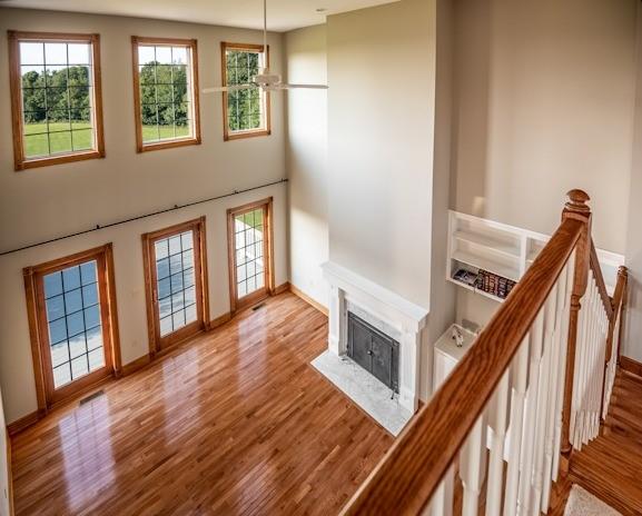 463 Gerber Road Volant, PA 16156 - Photo 6 of 25 a view of an entryway with wooden floor and windows