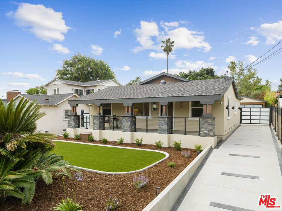 393 Allendale Road Pasadena, CA 91106 - Photo 3 of 75 a view of a house with a swimming pool and furniture